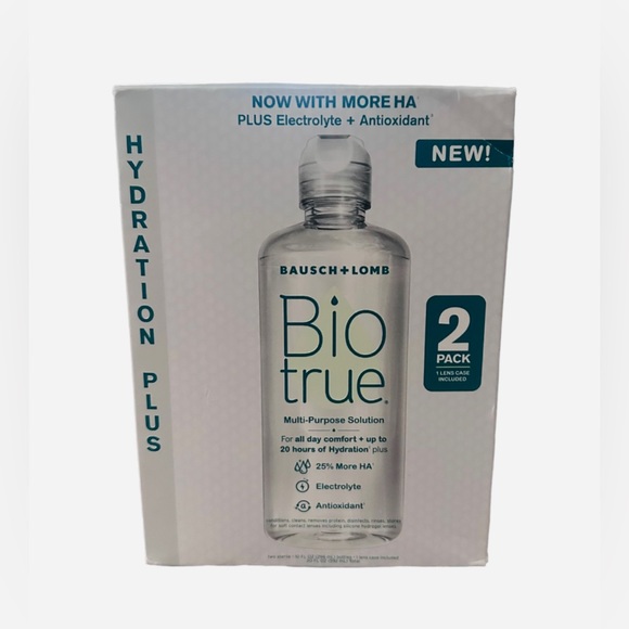 Bausch & Lomb Multi-Purpose Solution Hydration Plus lot of 2 NEW - Picture 1 of 2